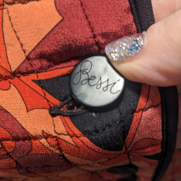 Saks Fifth Avenue 100% Silk Print Jacket made in Italy Sz 14 - Picture 4 of 11